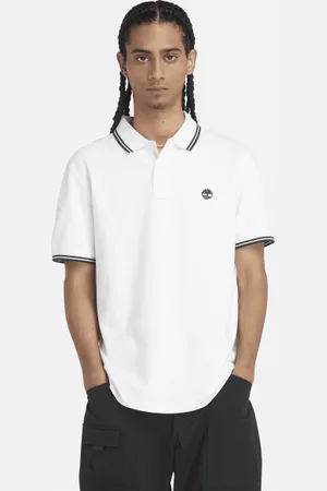 Timberland Polo de piqué Millers River con detalles en contraste para hombre en