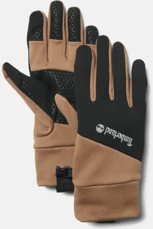 Timberland Guantes en tejido polar elástico en bloques de color para hombre en