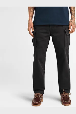 Timberland Pantalones cargo de sarga Brookline para hombre en negro