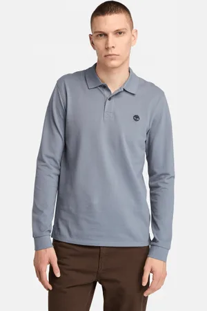 Timberland Polo de piqué de manga larga Millers River para hombre en