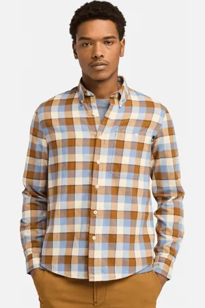 Timberland Camisa Buffalo con tecnología Solucell Air para hombre en oscuro
