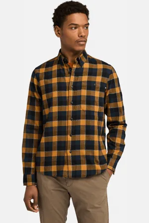 Timberland Camisa Buffalo con tecnología Solucell Air para hombre en oscuro