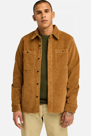 Timberland Sobrecamisa de pana para hombre en oscuro