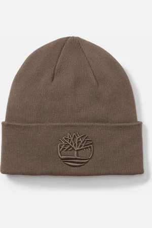 Timberland Gorro con bordado en un tono similar para hombre en