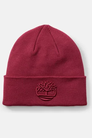 Timberland Gorro con bordado en un tono similar para hombre en