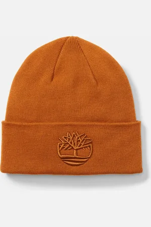 Timberland Gorro con bordado en un tono similar para hombre en