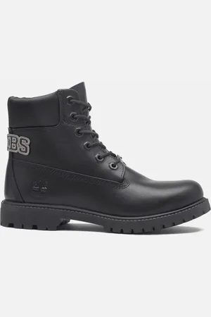 Timberland Botas 6 Inch Premium impermeables con cordones para mujer en negro