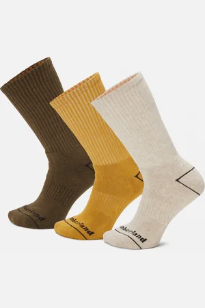 Timberland Pack de 3 pares de calcetines unisex de caña media Bowden en