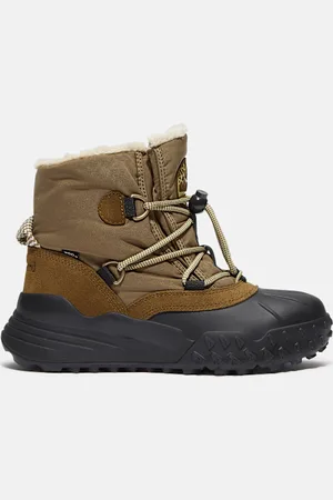Timberland Botas de snowboard impermeables de media caña con forro cálido Moriah Range para mujer en