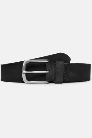 Timberland Cinturón de ante suave de 35 mm para hombre en negro