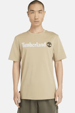 Timberland Camiseta de manga corta Kennebec River con logotipo lineal para hombre en