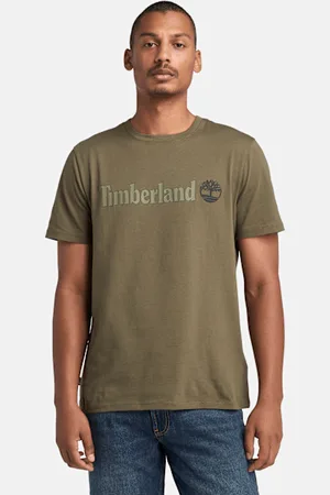 Timberland Camiseta de manga corta Kennebec River con logotipo lineal para hombre en