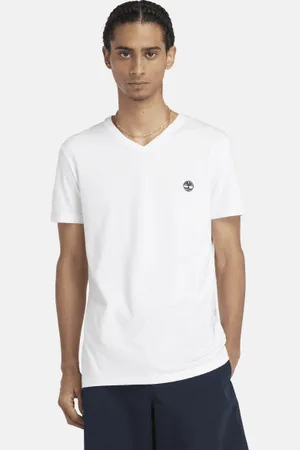 Timberland Camiseta de manga corta con cuello de pico Dunstan River para hombre en