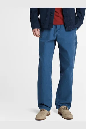 Timberland Pantalones de estilo carpintero de lona lavada Rindge para hombre en oscuro