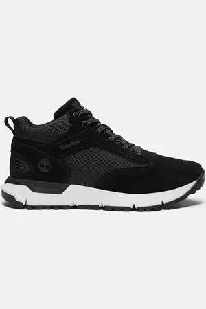 Timberland Zapatillas de media caña con cordones Voyager Park para hombre en negro/blanco