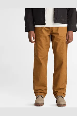 Timberland Pantalones de estilo carpintero de lona lavada Rindge para hombre en oscuro