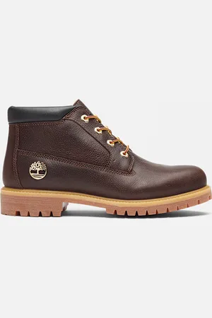 Timberland Botas Chukka impermeables de media caña con cordones Premium Espresso Nelson para hombre en oscuro/color negro