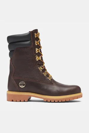 Timberland Botas de caña alta con cordones Premium Espresso para hombre en oscuro/color negro