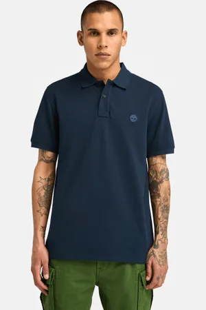 Timberland Polo de piqué Millers River para hombre en