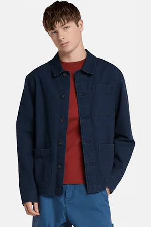 Timberland Chaqueta de lona lavada Kempshire Chore para hombre en oscuro