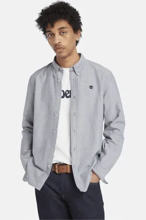 Timberland Camisa Oxford para hombre en oscuro