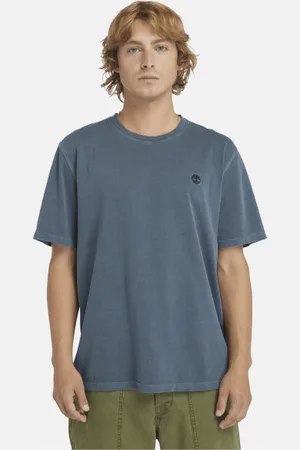 Timberland Camiseta de manga corta teñida en prenda Dunstan River para hombre en oscuro