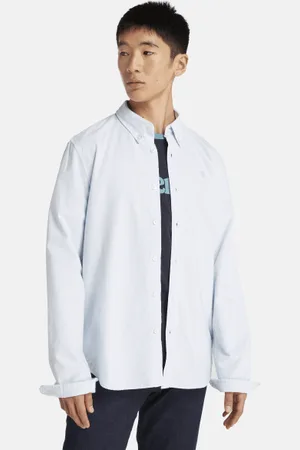 Timberland Camisa Oxford para hombre en claro