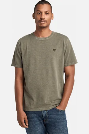 Timberland Camiseta de manga corta teñida en prenda Dunstan River para hombre en