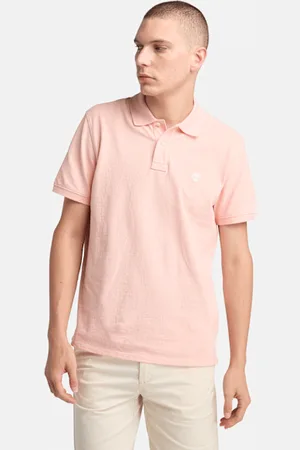 Timberland Polo de piqué Millers River para hombre en claro