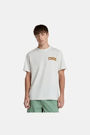 Timberland Camiseta con estampado gráfico TIMBS para hombre en