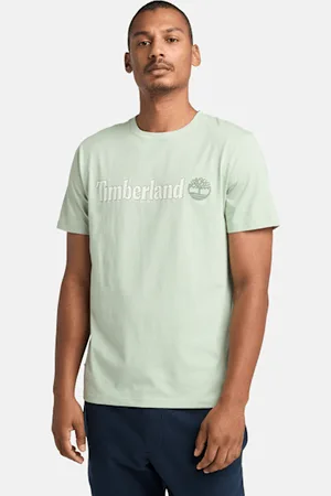Timberland Camiseta de manga corta Kennebec River con logotipo lineal para hombre en