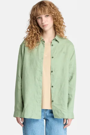 Timberland Camisa de lino para mujer en
