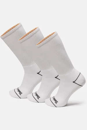 Timberland Paquete de tres pares de calcetines altos Bowden totalmente acolchados en
