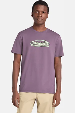 Timberland Camiseta con logotipo ovalado grande para hombre en