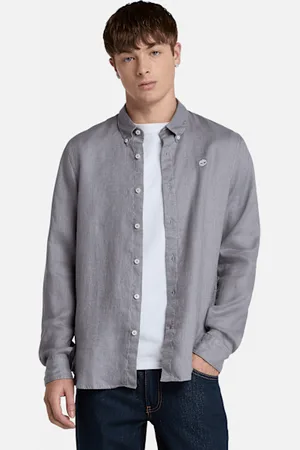 Timberland Camisa de lino Mill Brook para hombre en