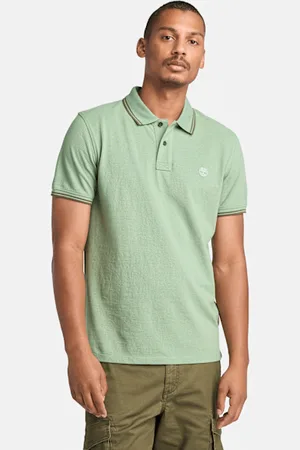 Timberland Polo de piqué Millers River con detalles en contraste para hombre en