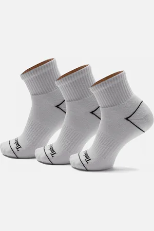 Timberland Paquete de 3 pares de calcetines Bowden completamente acolchados de media caña en