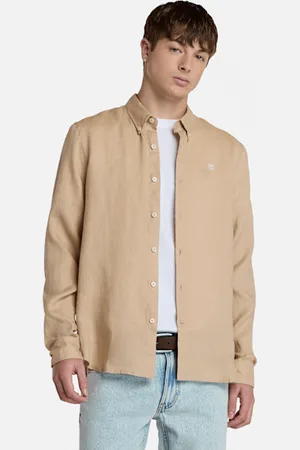 Timberland Camisa de lino Mill Brook para hombre en