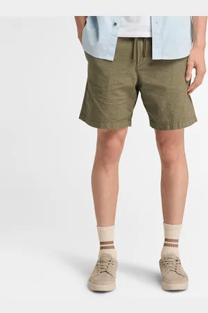 Timberland Pantalones cortos de lino de algodón para hombre en