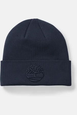 Timberland Gorro con bordado en un tono similar para hombre en oscuro