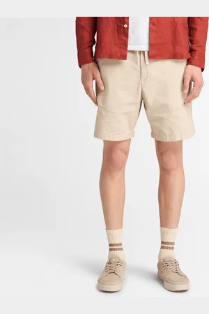 Timberland Pantalones cortos de lino de algodón para hombre en