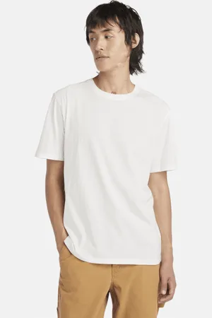 Timberland Camiseta de manga corta teñida en prenda Dunstan River para hombre en sin teñir