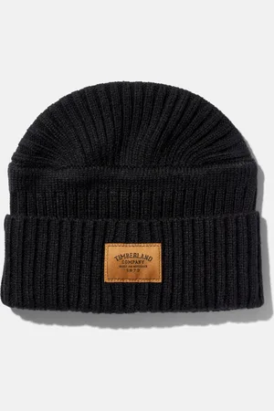 Timberland Gorro de canalé Gulf Beach para hombre en negro