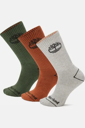 Timberland Pack de 3 pares de calcetines largos Bowden con logotipo del árbol oscuro