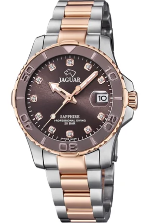 Jaguar Reloj Suizo De Mujer Couple Diver Marrón J871/2