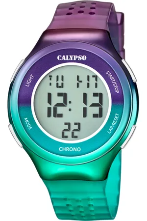 Calypso Reloj Color Splash K5841/2 Correa De Caucho, Unisex