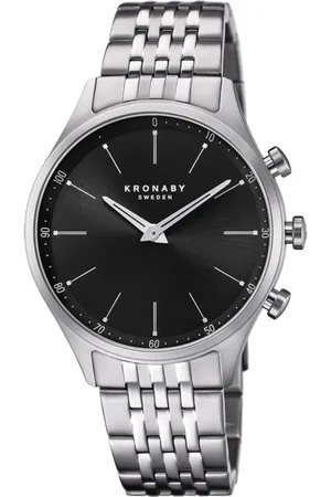 Kronaby Reloj S3777/3 Negro Correa De Acero Inoxidable 316l, Hombre