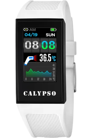 Calypso Reloj Smartwatch K8501/1 Digital, Correa De Caucho, Hombre