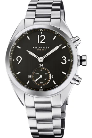 Kronaby Reloj S3113/1 Negro Correa De Acero Inoxidable 316l, Hombre