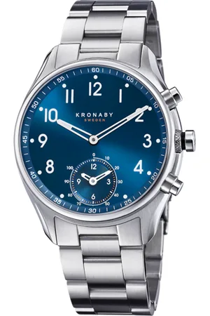 Kronaby Reloj S3760/1 Azul Correa De Acero Inoxidable 316l, Hombre